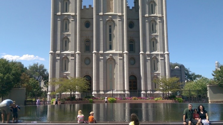 Temple Square in Salt Lake City