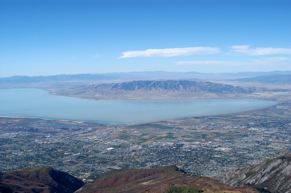 A birds-eye view of Utah Lake