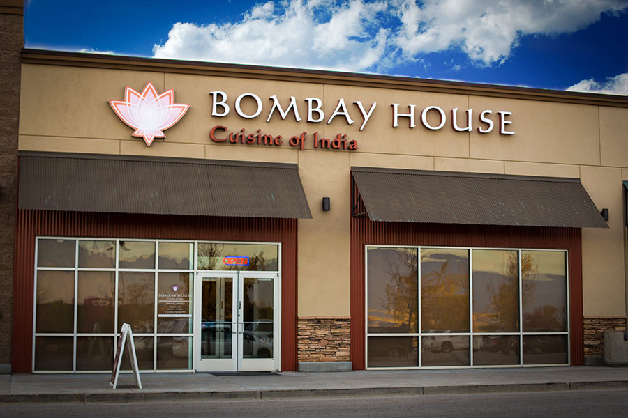 Entrance of Bombay House in West Jordan