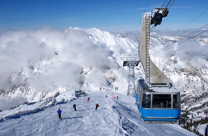 A tram from one of Utah's Ski Resorts