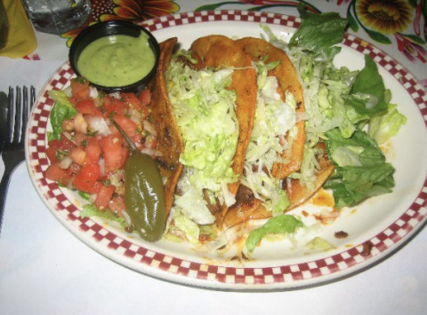 Red Iguana Tacos