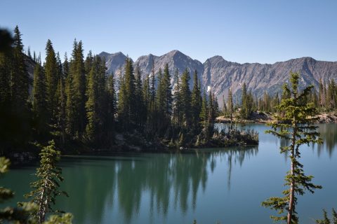 Red Pine Lake Campsite Views