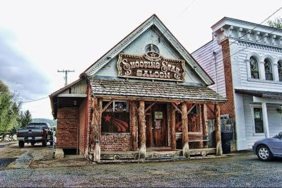 The Shooting Star Saloon in Eden, Utah close to multiple biking trails.