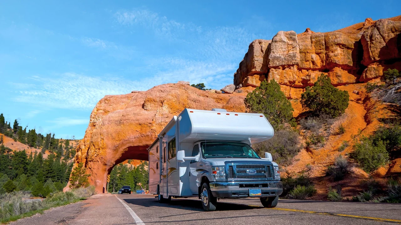 RV in Utah park