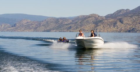 Boating at Jordanelle