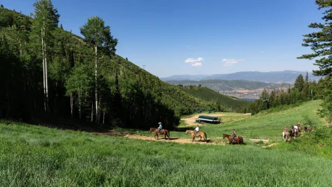 Horseback riding in Deer Valley, Park City