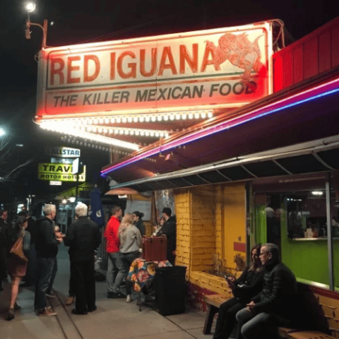 Red Iguana Outside